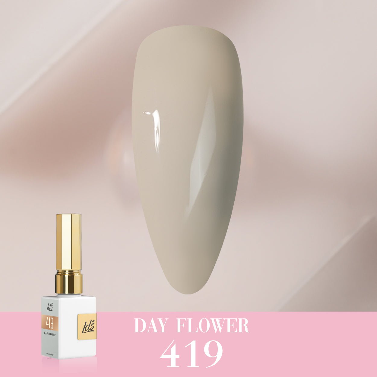 LDS Color Craze Gel Nail Polish - 419 Day Flower - 0.5oz - DTK Nail Supply