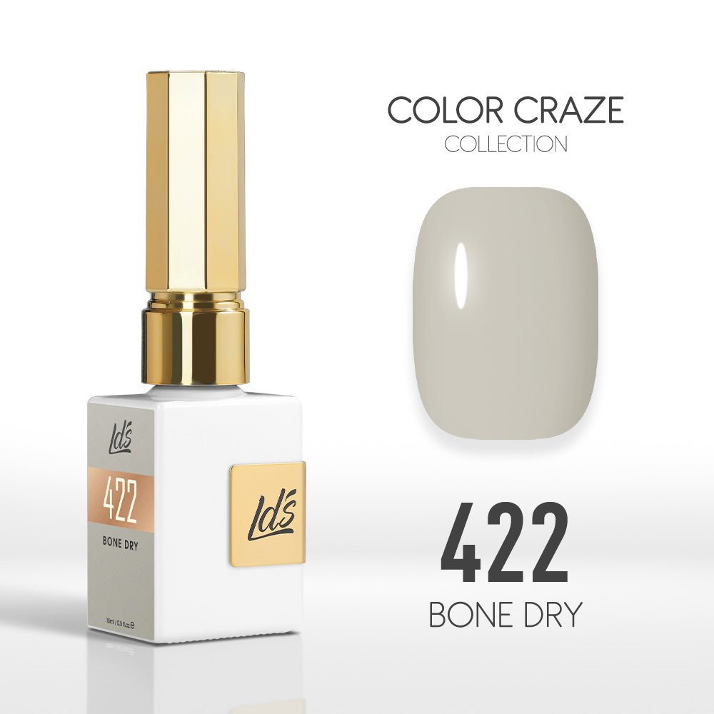 LDS Color Craze Gel Nail Polish - 422 Bone Dry - 0.5oz - DTK Nail Supply