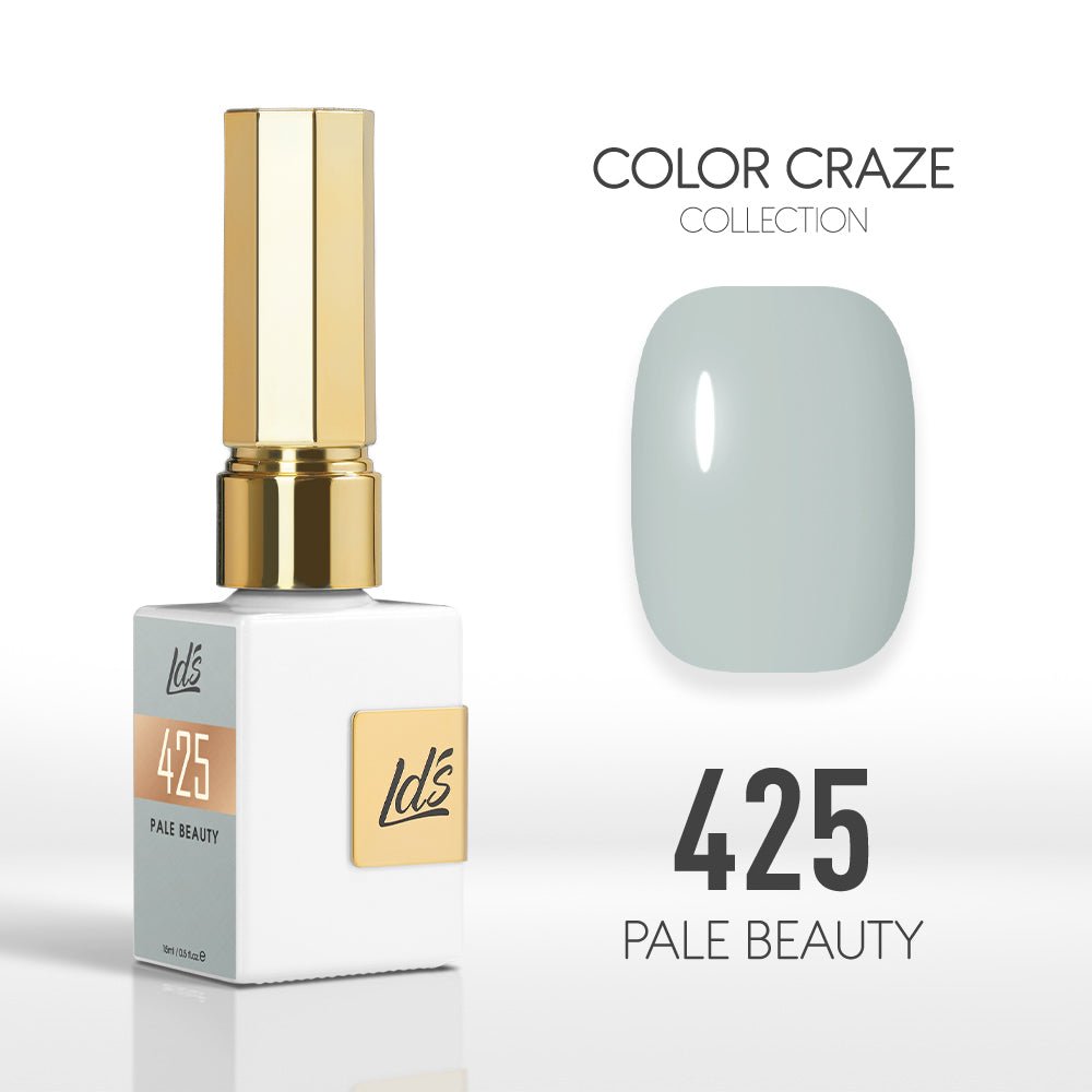 LDS Color Craze Gel Nail Polish - 425 Pale Beauty - 0.5oz - DTK Nail Supply