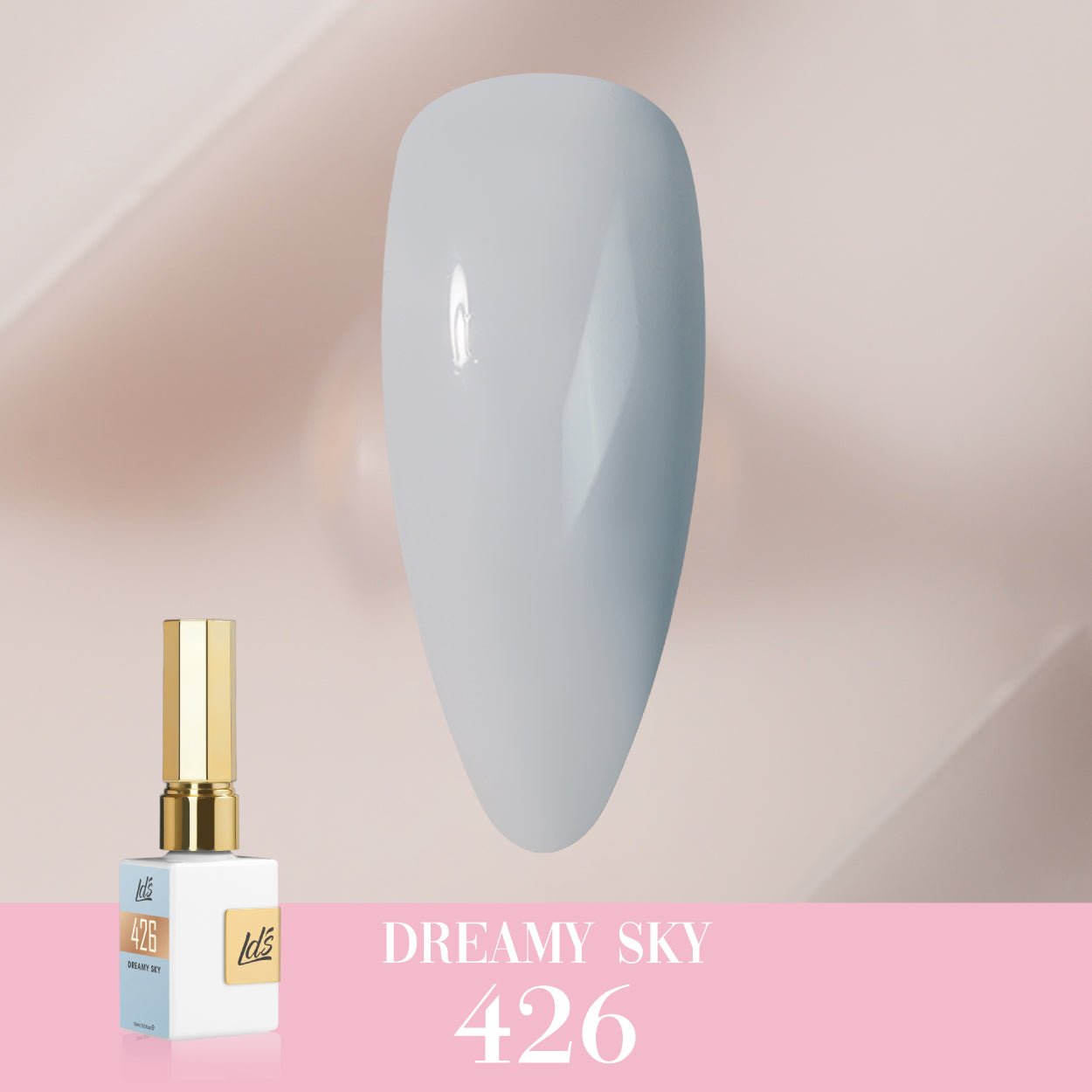 LDS Color Craze Gel Nail Polish - 426 Dreamy Sky - 0.5oz - DTK Nail Supply