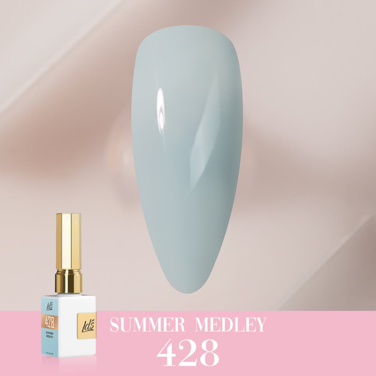 LDS Color Craze Gel Nail Polish - 428 Summer Medley - 0.5oz - DTK Nail Supply