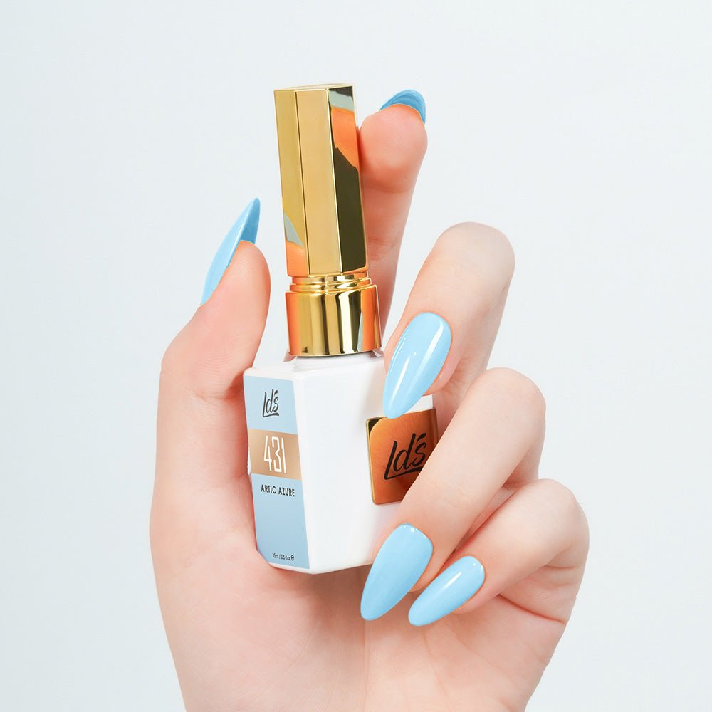 LDS Color Craze Gel Nail Polish - 431 Artic Azure - 0.5oz - DTK Nail Supply