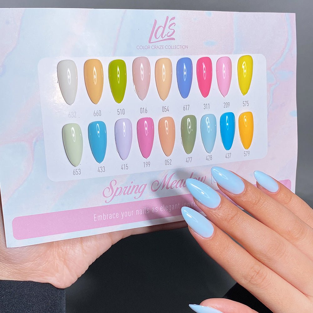LDS Color Craze Gel Nail Polish - 433 Aqua Oasis - 0.5oz - DTK Nail Supply