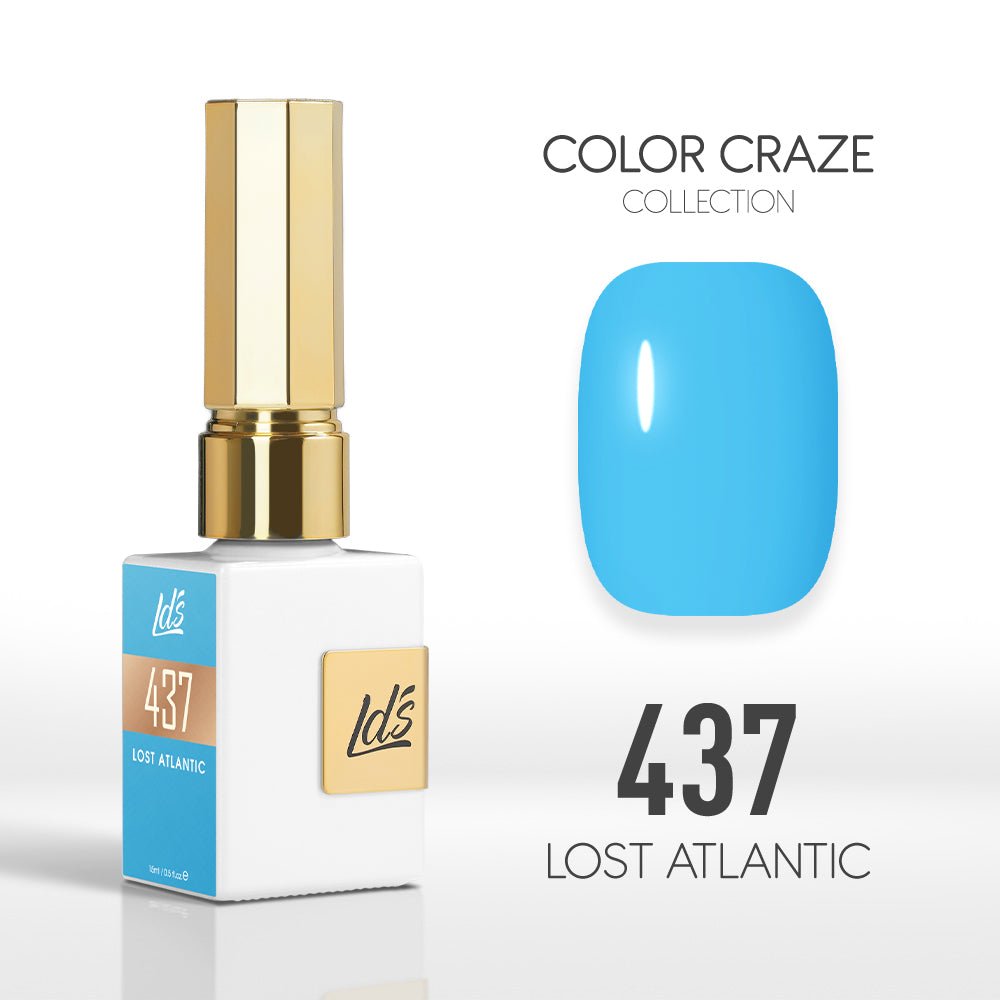 LDS Color Craze Gel Nail Polish - 437 Lost Atlantic - 0.5oz - DTK Nail Supply