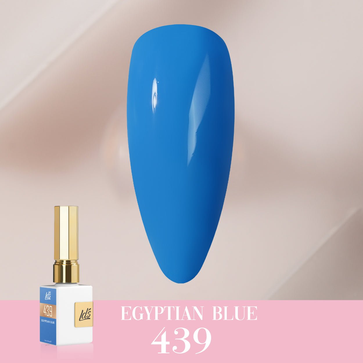 LDS Color Craze Gel Nail Polish - 439 Egyptian Blue - 0.5oz - DTK Nail Supply