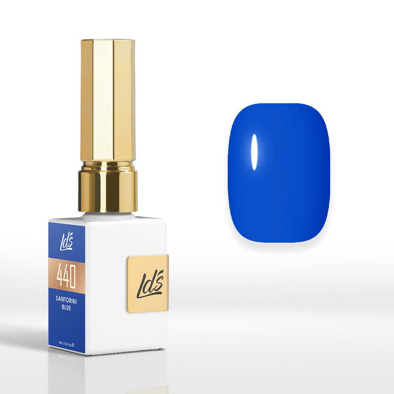 LDS Color Craze Gel Nail Polish - 440 Santorini Blue - 0.5oz - DTK Nail Supply
