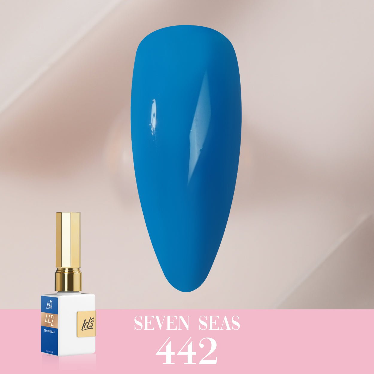 LDS Color Craze Gel Nail Polish - 442 Seven Seas - 0.5oz - DTK Nail Supply
