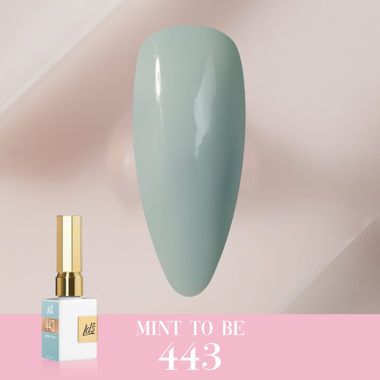 LDS Color Craze Gel Nail Polish - 443 Mint To Be - 0.5oz - DTK Nail Supply