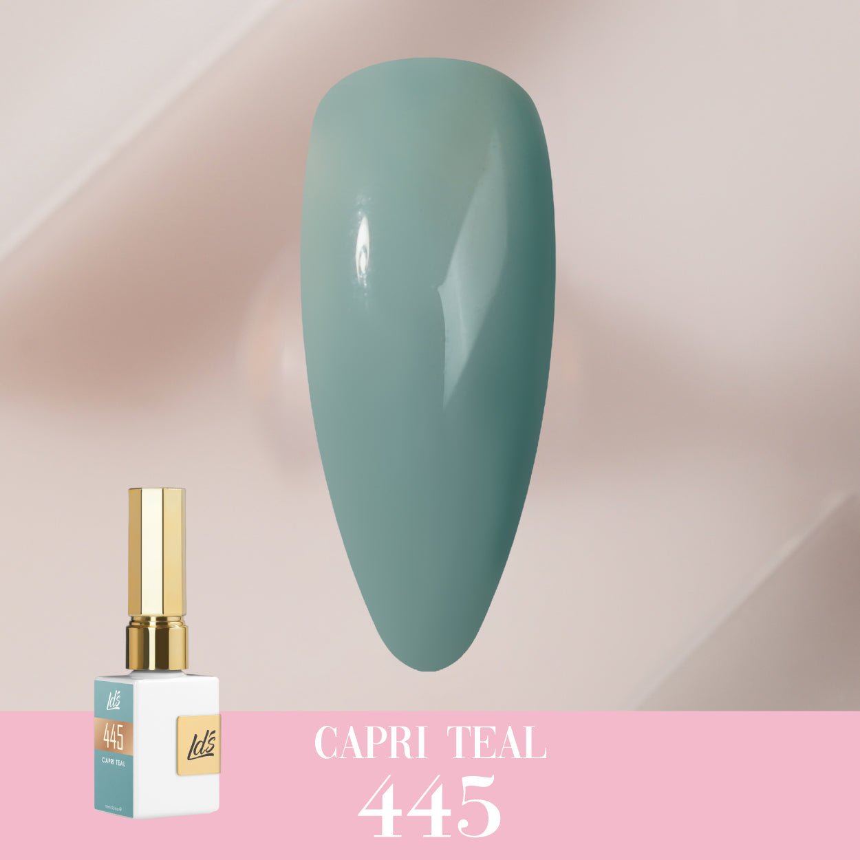 LDS Color Craze Gel Nail Polish - 445 Capri Teal - 0.5oz - DTK Nail Supply