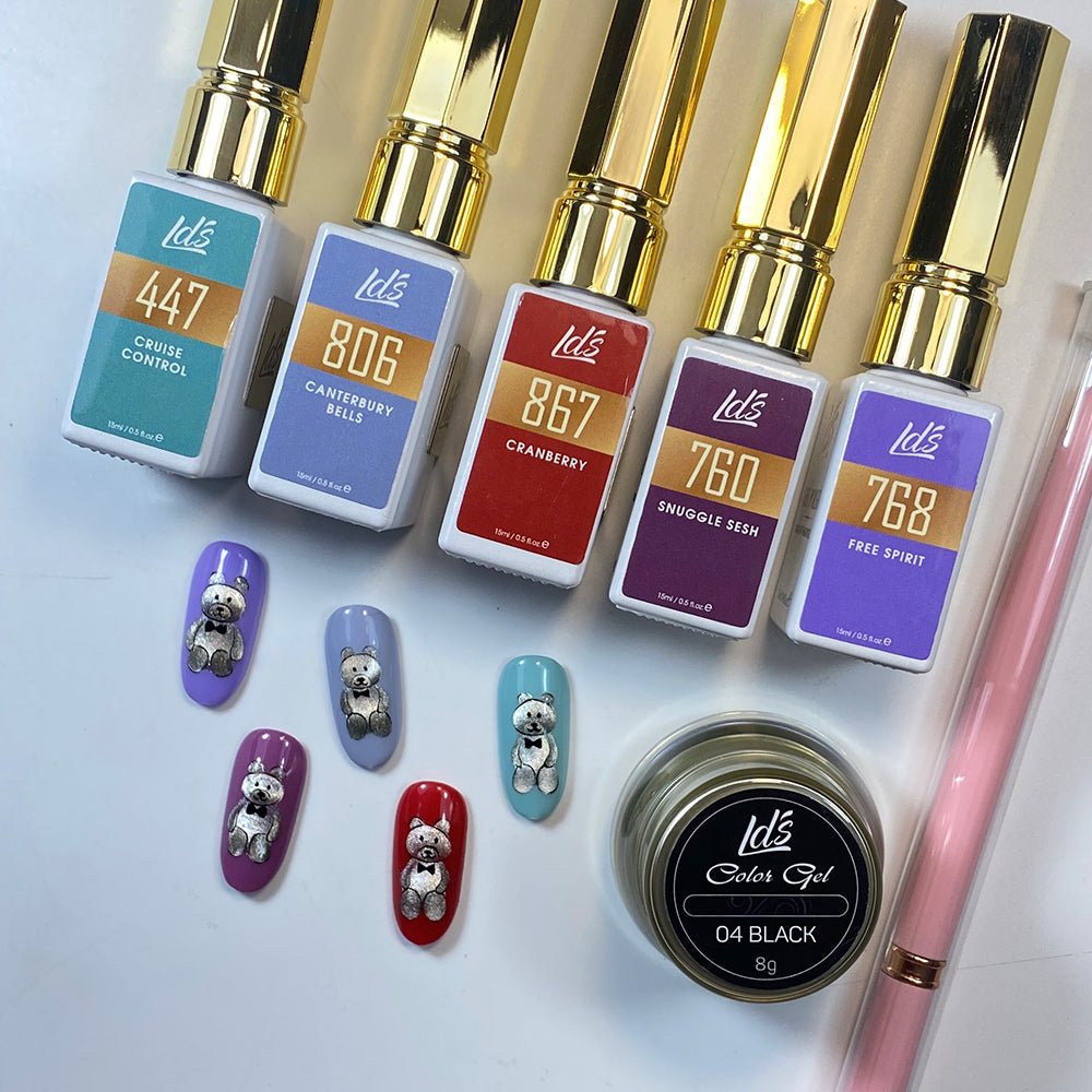 LDS Color Craze Gel Nail Polish - 447 Cruise Control - 0.5oz - DTK Nail Supply