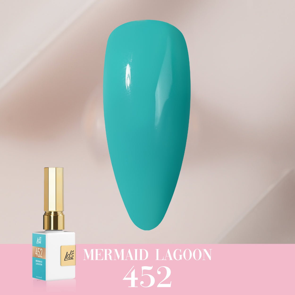 LDS Color Craze Gel Nail Polish - 452 Mermaid Lagoon - 0.5oz - DTK Nail Supply