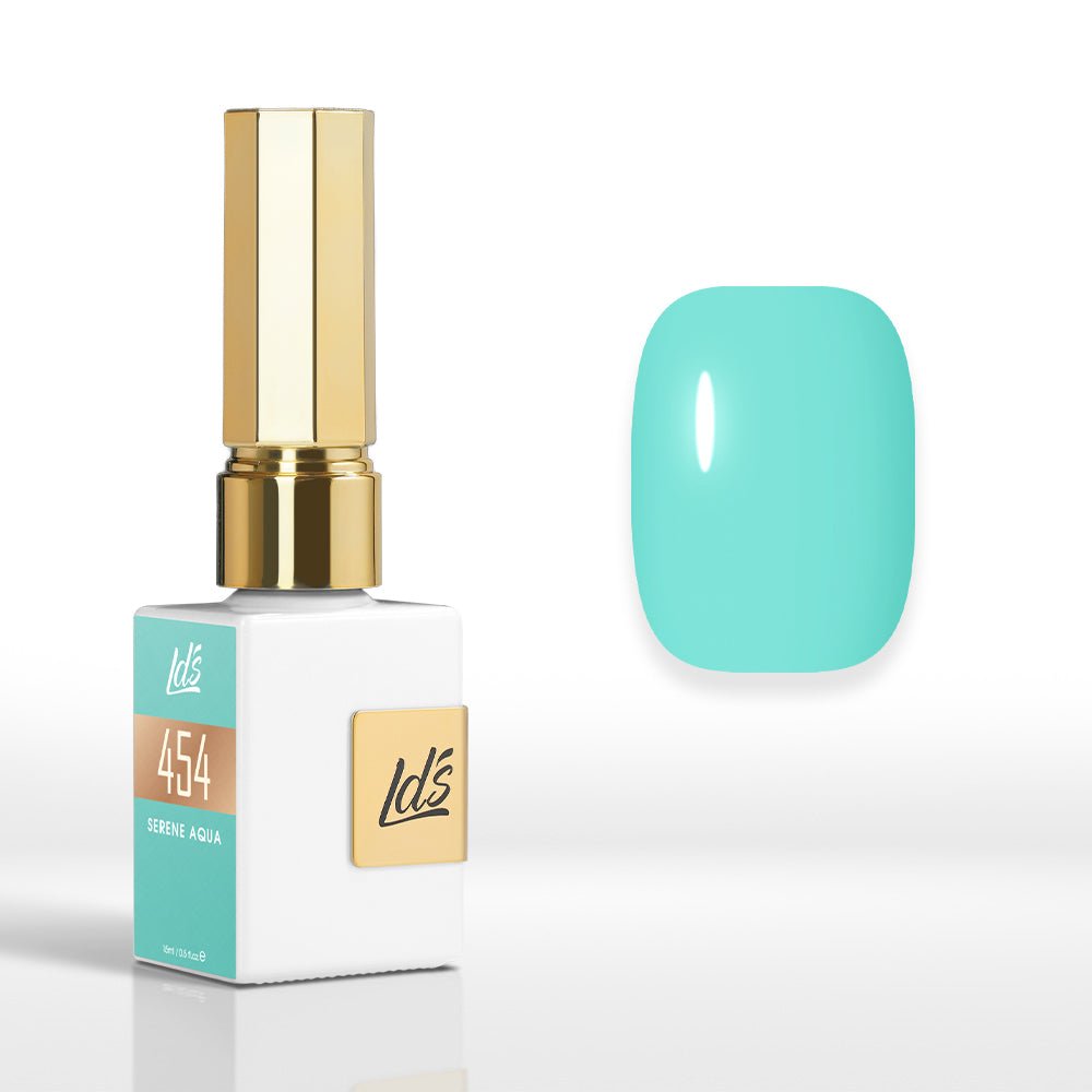 LDS Color Craze Gel Nail Polish - 454 Serene Aqua - 0.5oz - DTK Nail Supply