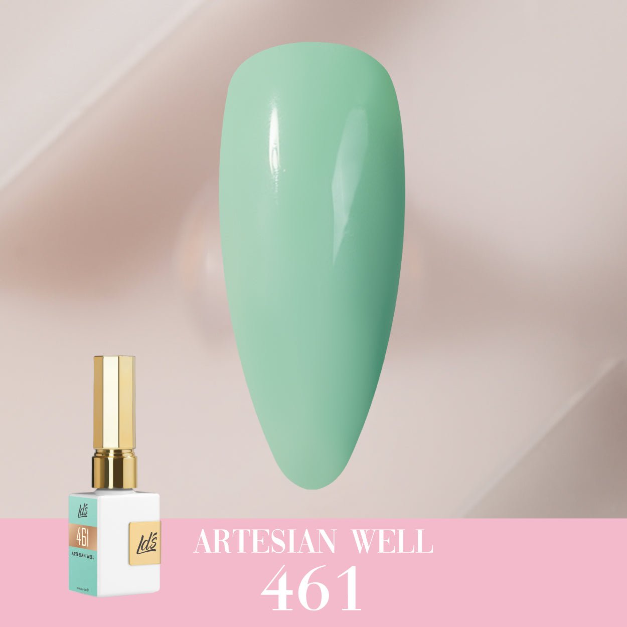 LDS Color Craze Gel Nail Polish - 461 Artesian Well - 0.5oz - DTK Nail Supply