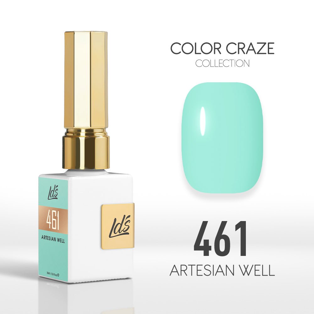 LDS Color Craze Gel Nail Polish - 461 Artesian Well - 0.5oz - DTK Nail Supply