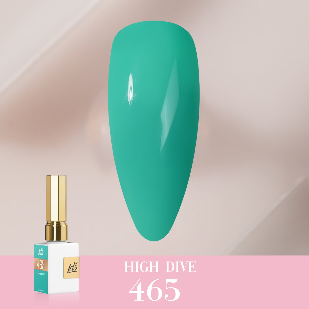 LDS Color Craze Gel Nail Polish - 465 High Dive - 0.5oz - DTK Nail Supply