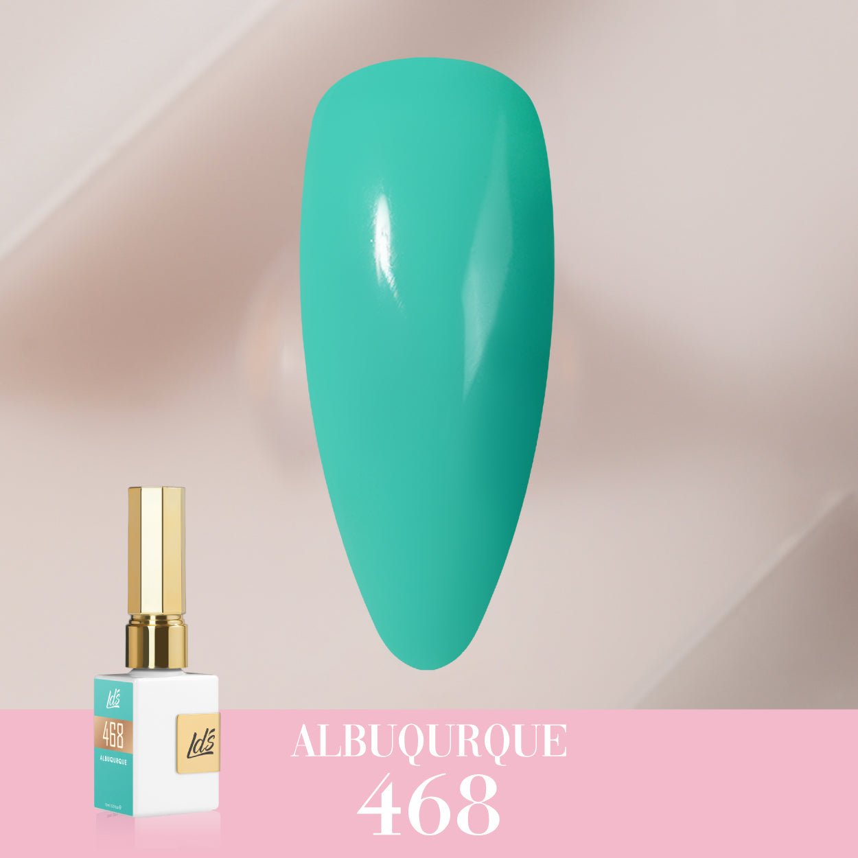 LDS Color Craze Gel Nail Polish - 468 Albuqurque - 0.5oz - DTK Nail Supply