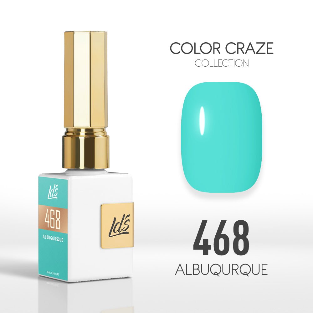 LDS Color Craze Gel Nail Polish - 468 Albuqurque - 0.5oz - DTK Nail Supply