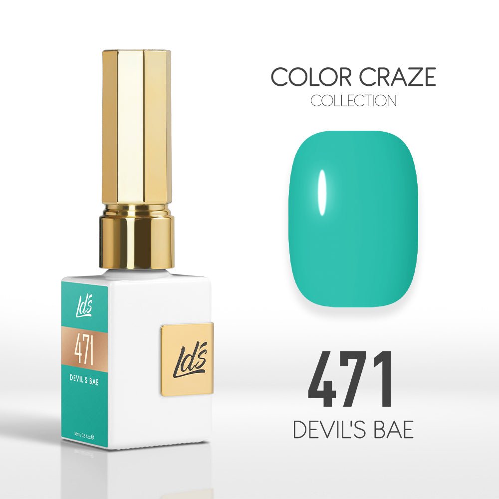 LDS Color Craze Gel Nail Polish - 471 Devil's Bae - 0.5oz - DTK Nail Supply