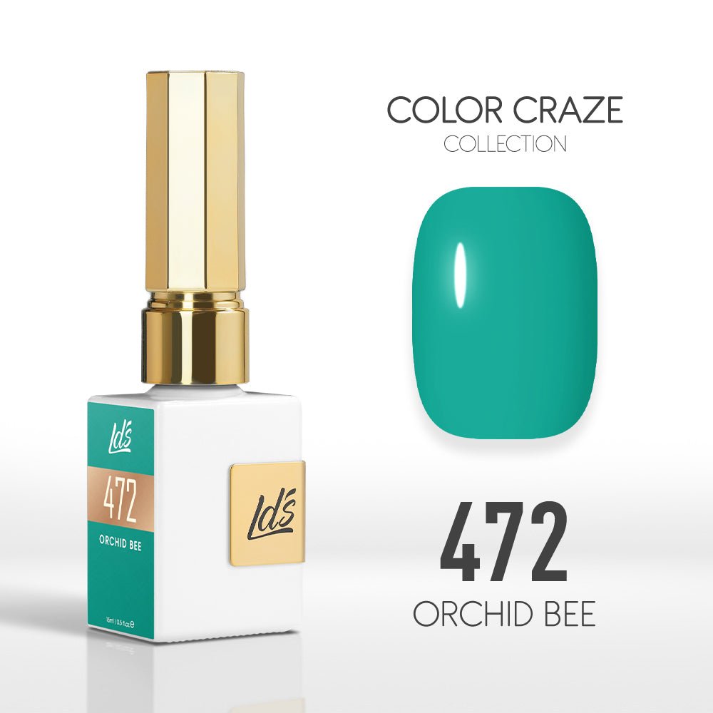 LDS Color Craze Gel Nail Polish - 472 Orchid Bee - 0.5oz - DTK Nail Supply