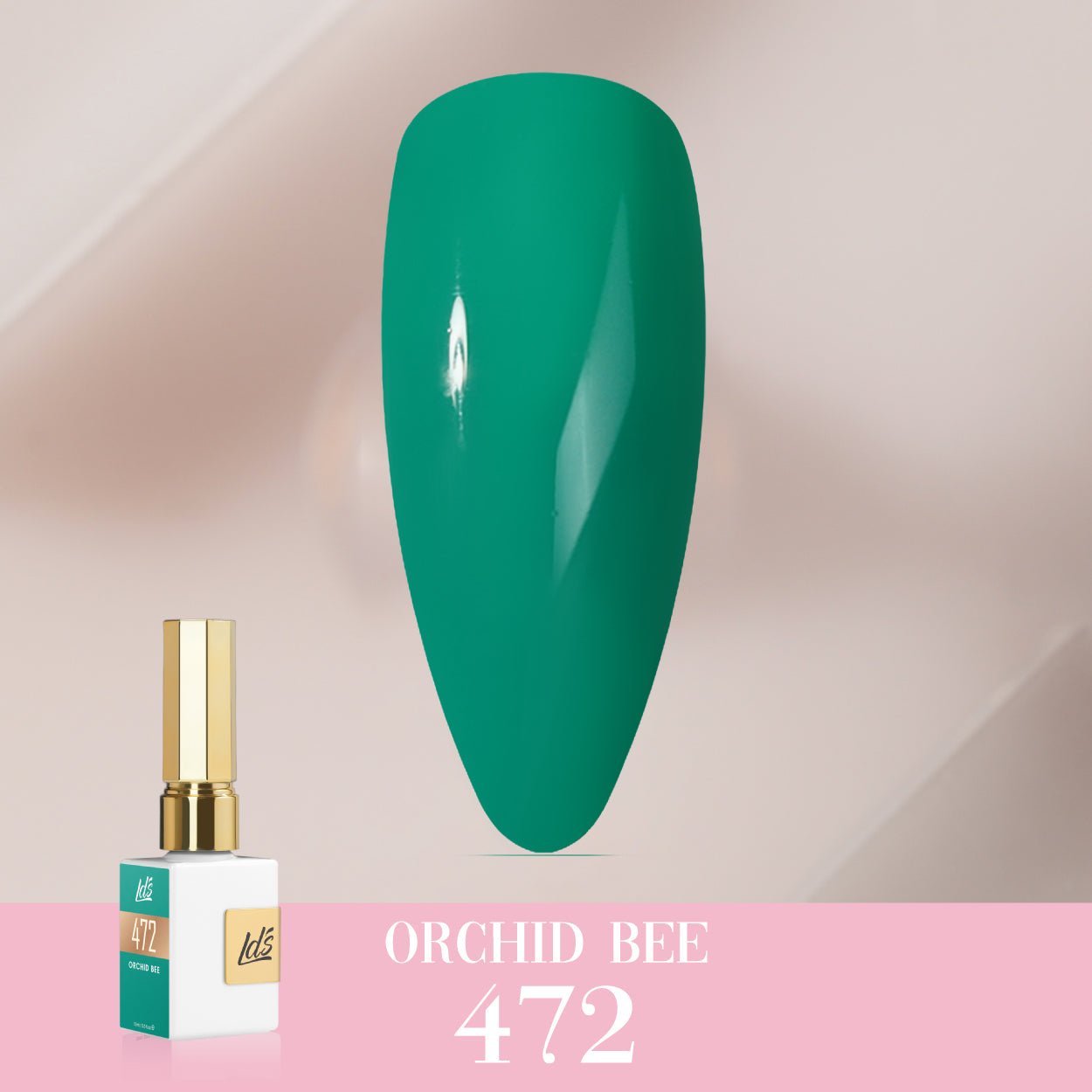 LDS Color Craze Gel Nail Polish - 472 Orchid Bee - 0.5oz - DTK Nail Supply