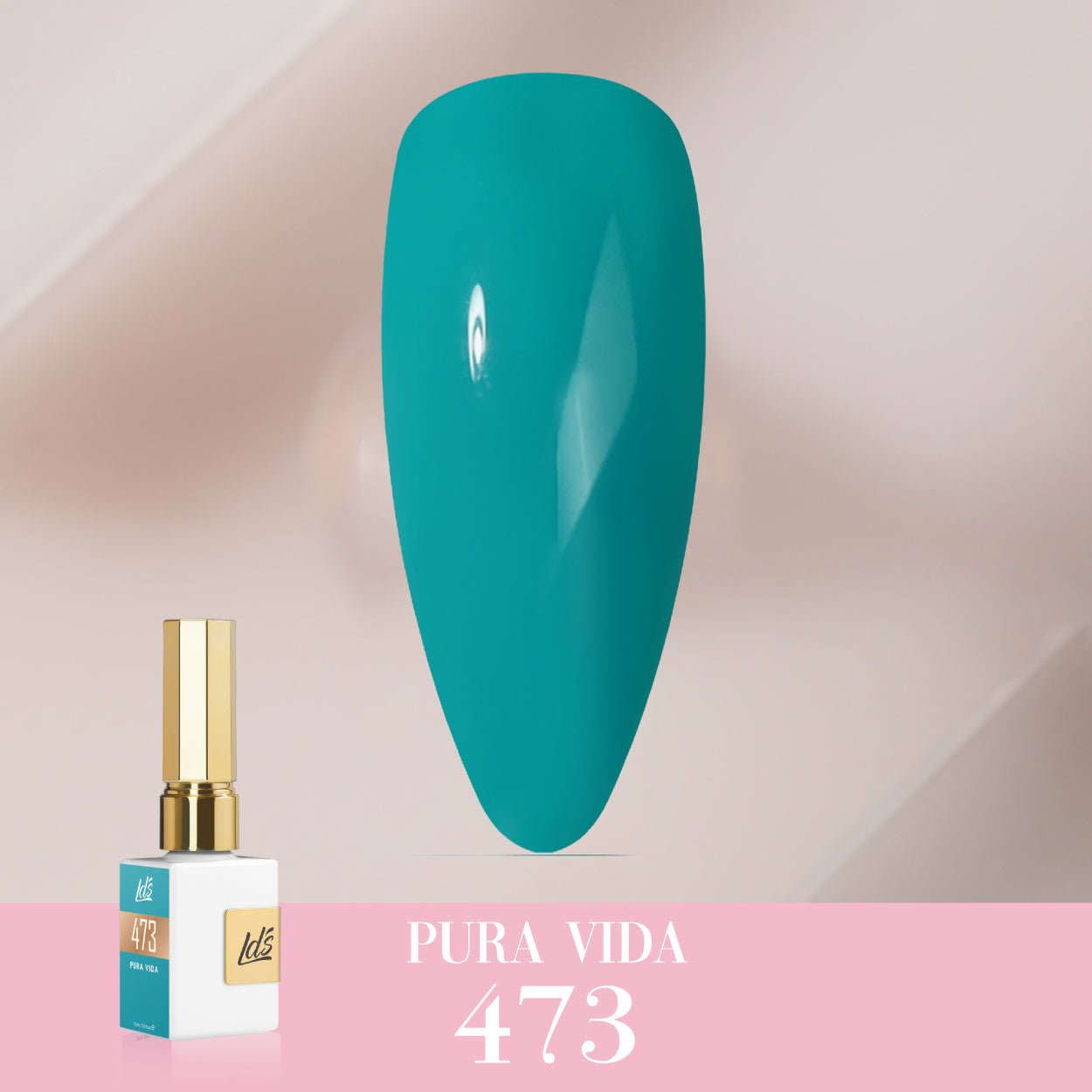 LDS Color Craze Gel Nail Polish - 473 Pura Vida - 0.5oz - DTK Nail Supply
