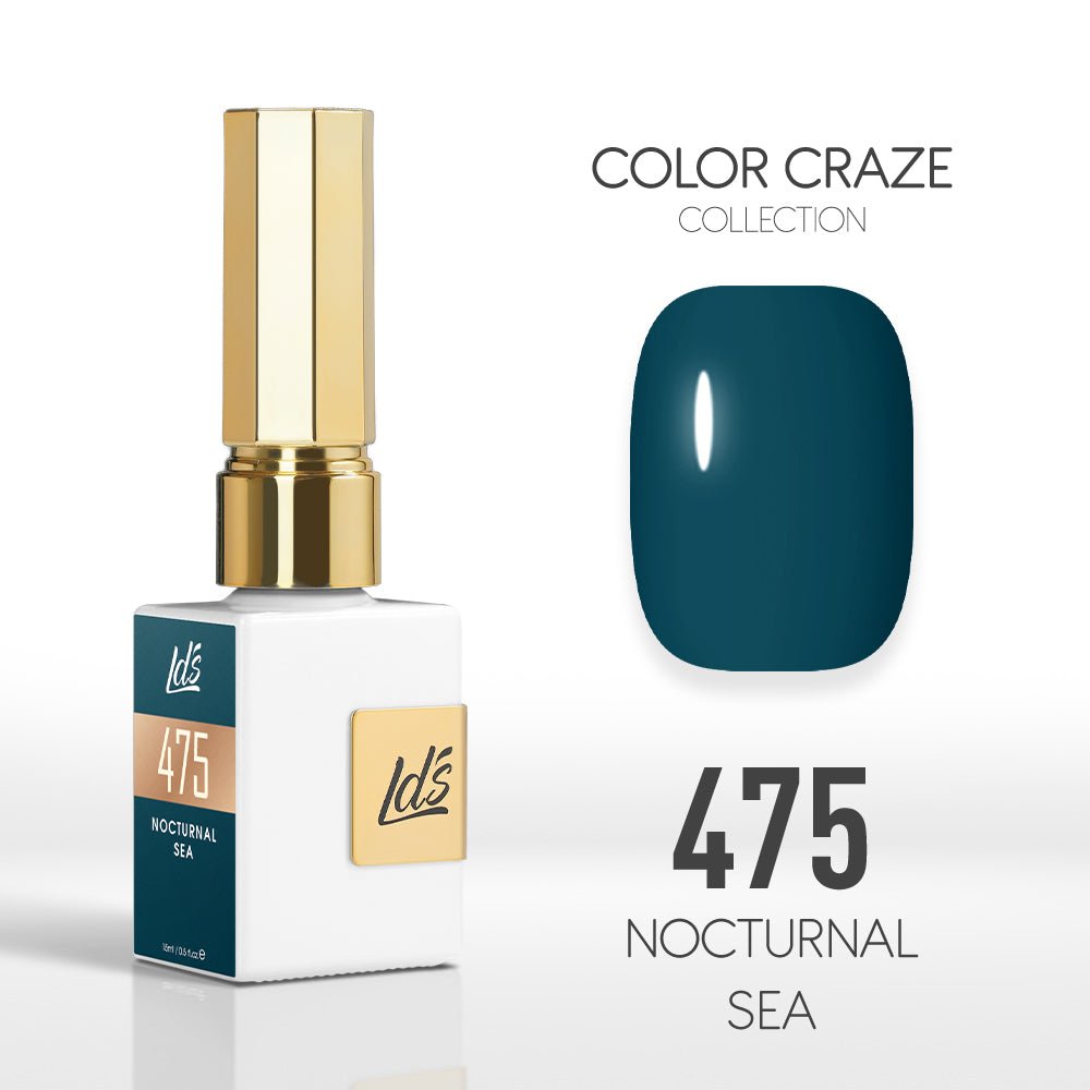 LDS Color Craze Gel Nail Polish - 475 Nocturnal Sea - 0.5oz - DTK Nail Supply