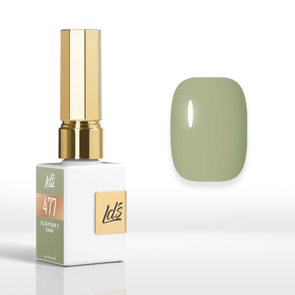 LDS Color Craze Gel Nail Polish - 477 Sculpture's Sage - 0.5oz - DTK Nail Supply