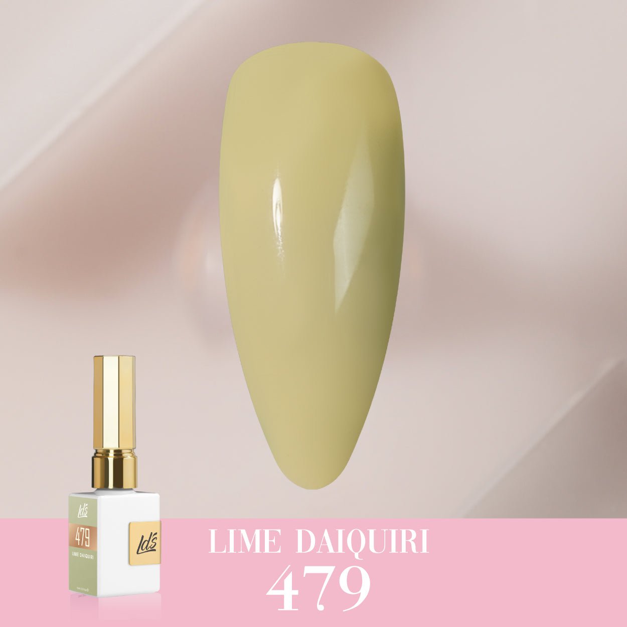 LDS Color Craze Gel Nail Polish - 479 Lime Daiquiri - 0.5oz - DTK Nail Supply
