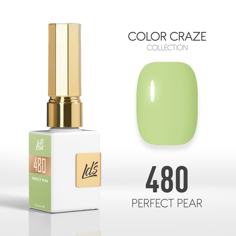 LDS Color Craze Gel Nail Polish - 480 Perfect Pear - 0.5oz - DTK Nail Supply