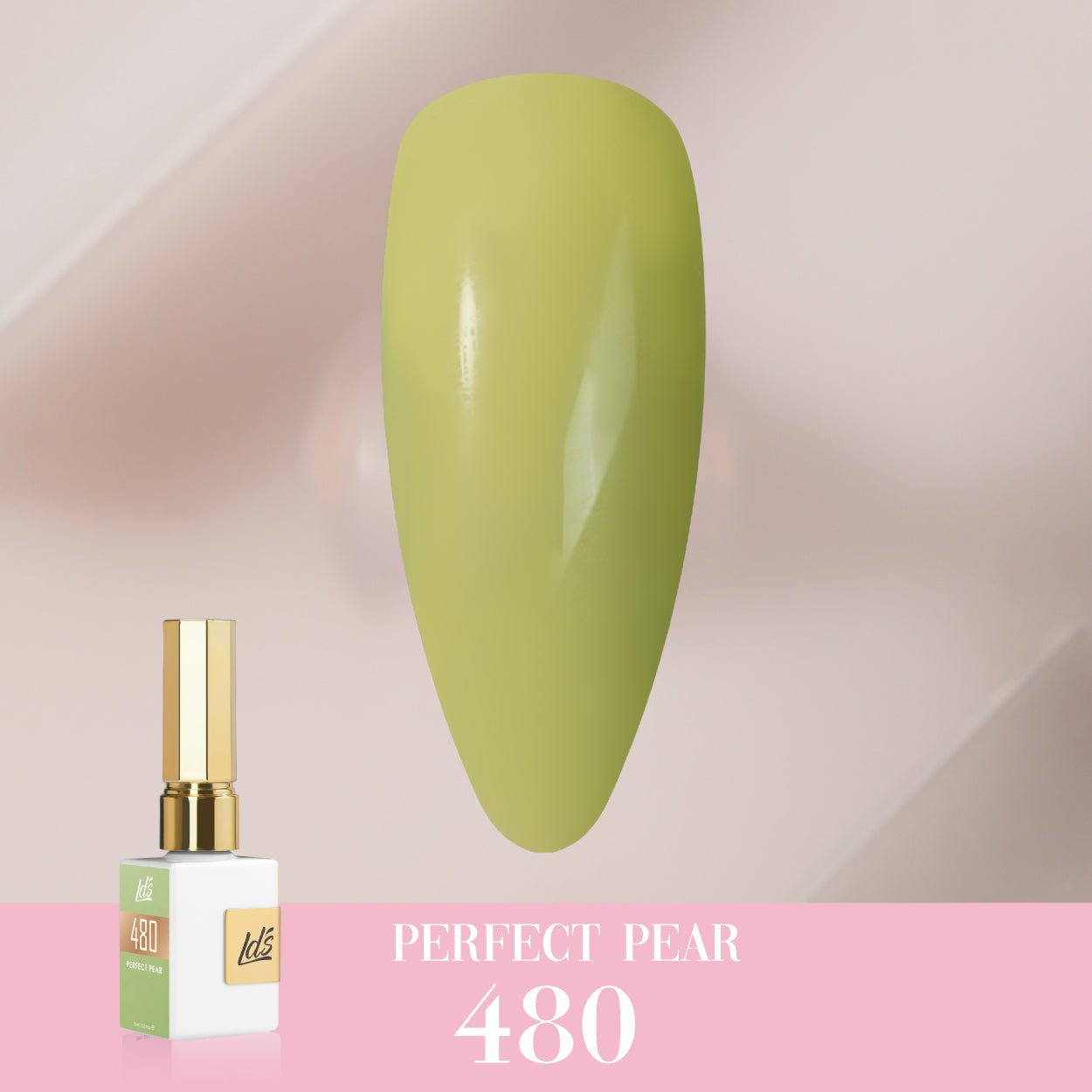 LDS Color Craze Gel Nail Polish - 480 Perfect Pear - 0.5oz - DTK Nail Supply