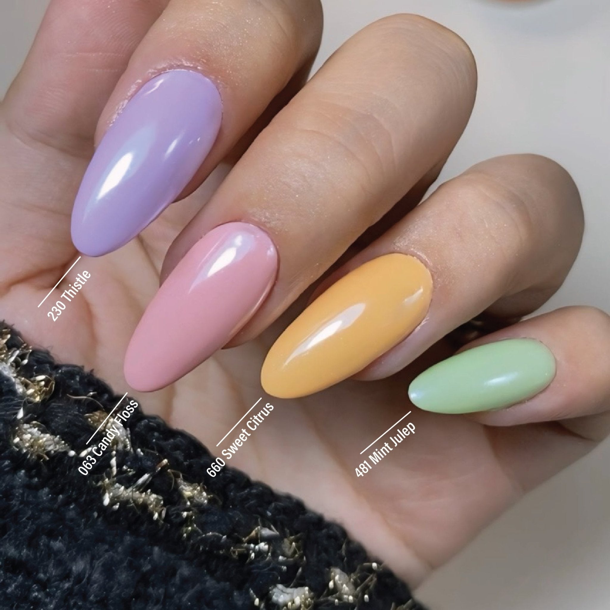 LDS Color Craze Gel Nail Polish - 481 Mint Julep - 0.5oz - DTK Nail Supply