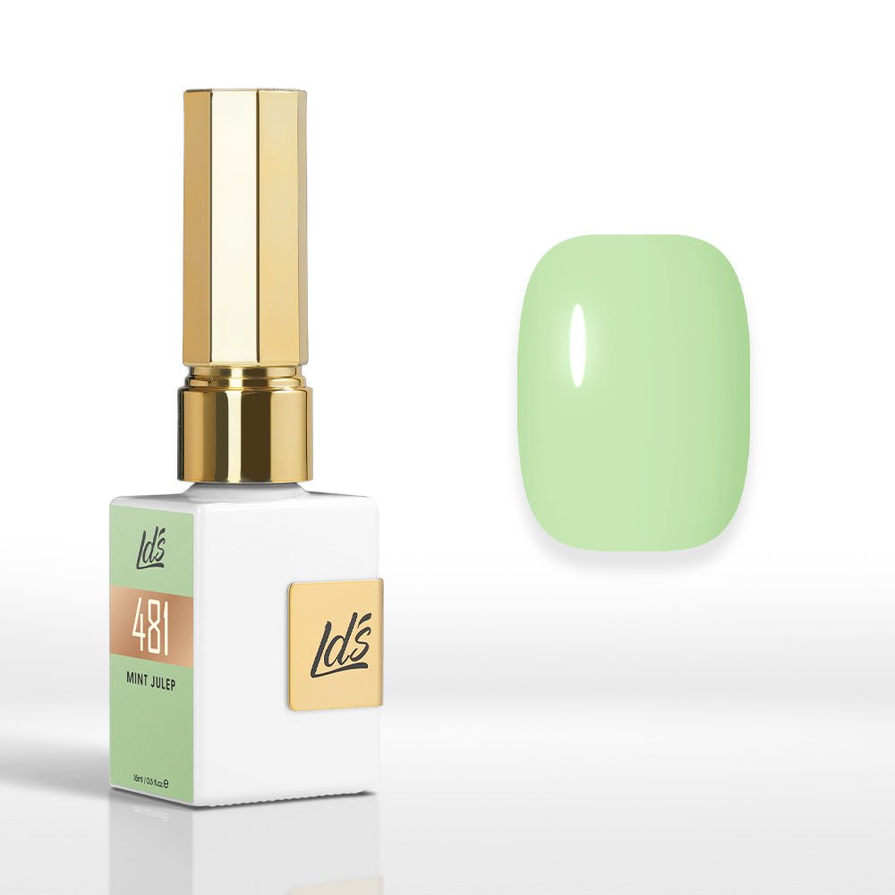 LDS Color Craze Gel Nail Polish - 481 Mint Julep - 0.5oz - DTK Nail Supply