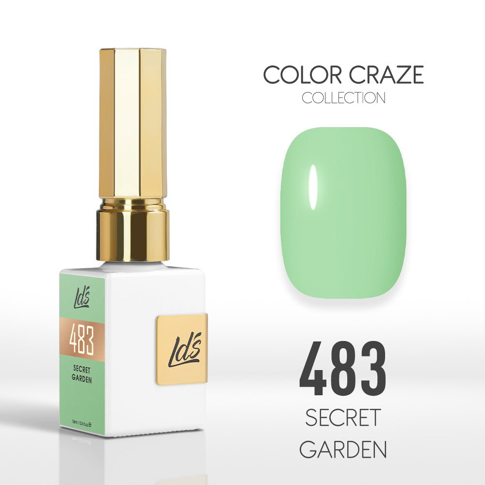 LDS Color Craze Gel Nail Polish - 483 Secret Garden - 0.5oz - DTK Nail Supply