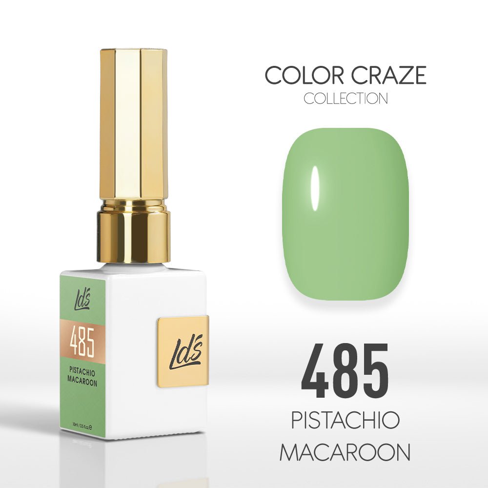 LDS Color Craze Gel Nail Polish - 485 Pistachio Macaroon - 0.5oz - DTK Nail Supply