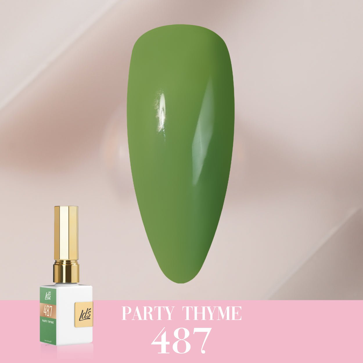 LDS Color Craze Gel Nail Polish - 487 Party Thyme - 0.5oz - DTK Nail Supply