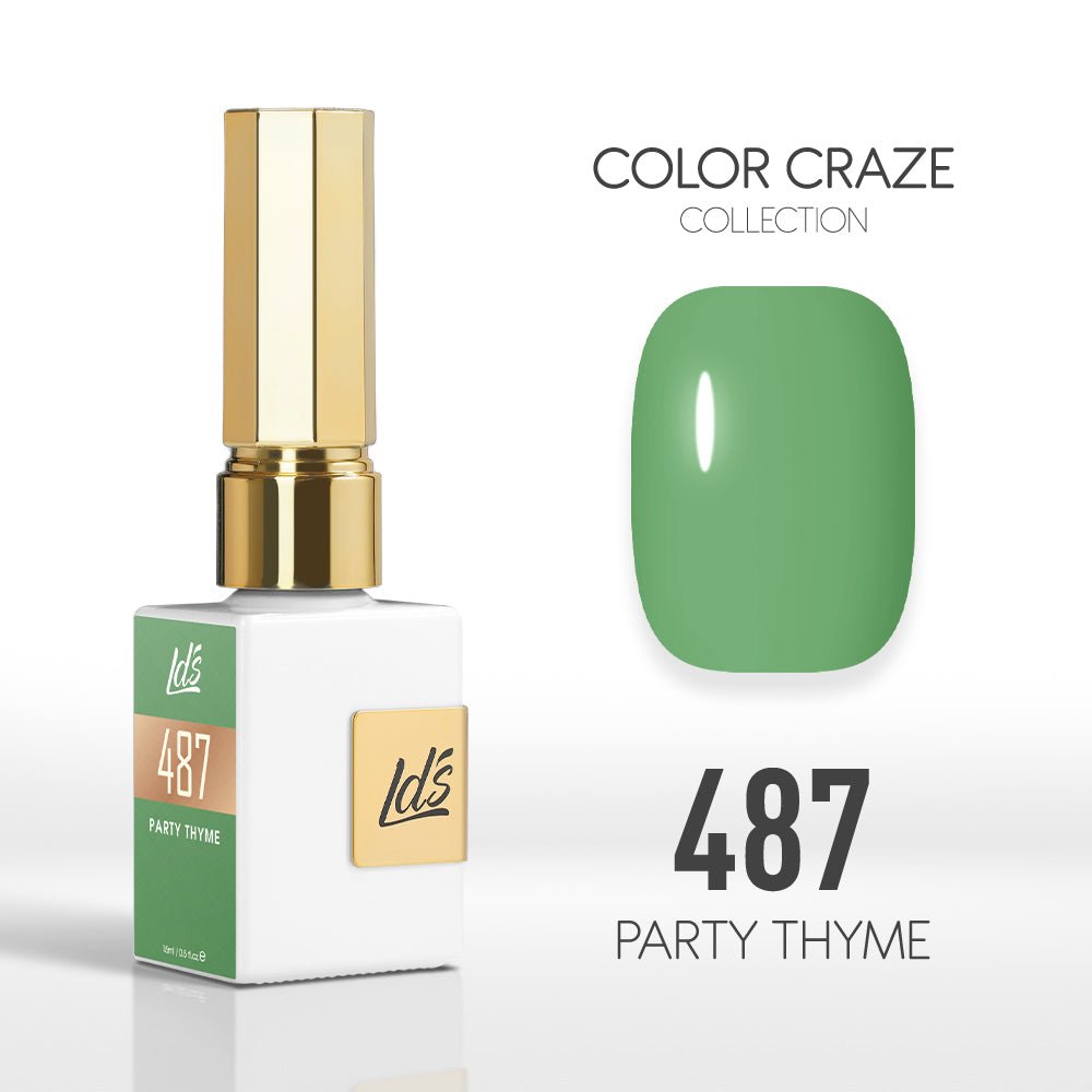 LDS Color Craze Gel Nail Polish - 487 Party Thyme - 0.5oz - DTK Nail Supply