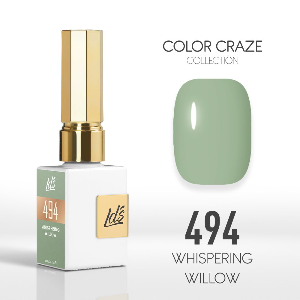 LDS Color Craze Gel Nail Polish - 494 Whispering Willow - 0.5oz - DTK Nail Supply