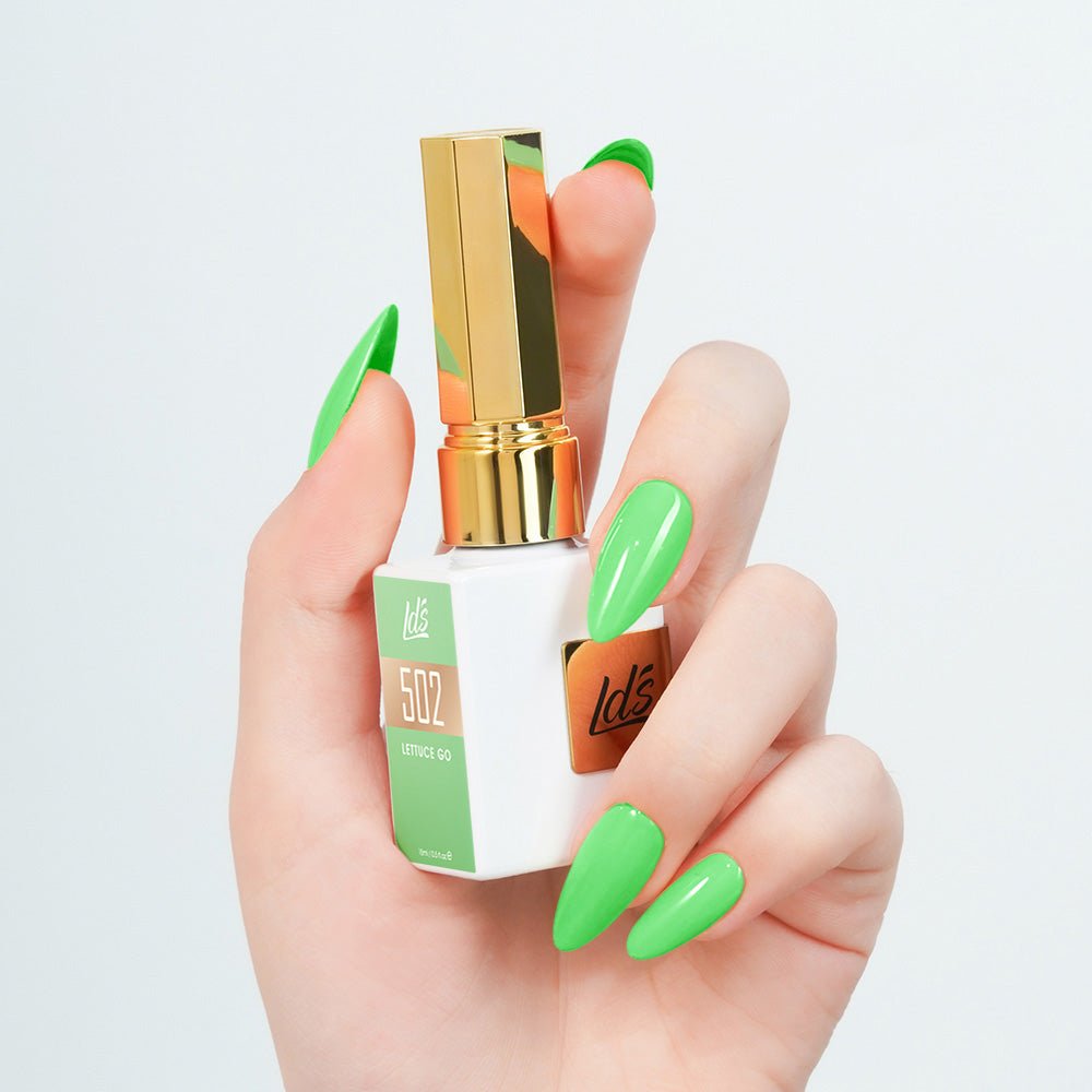 LDS Color Craze Gel Nail Polish - 502 Lettuce Go - 0.5oz - DTK Nail Supply