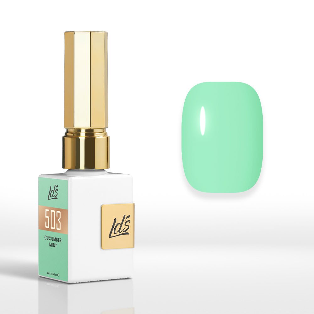 LDS Color Craze Gel Nail Polish - 503 Cucumber Mint - 0.5oz - DTK Nail Supply