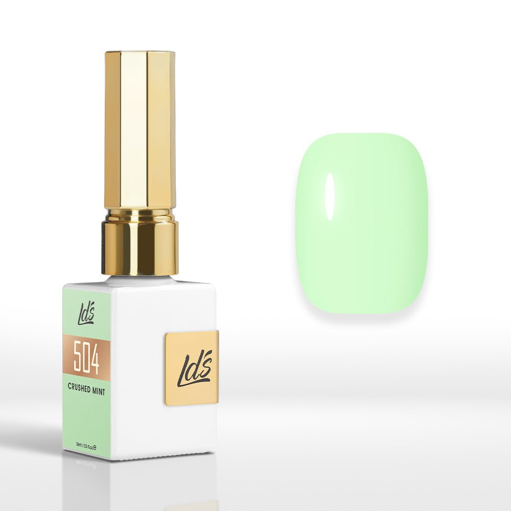 LDS Color Craze Gel Nail Polish - 504 Crushed Mint - 0.5oz - DTK Nail Supply