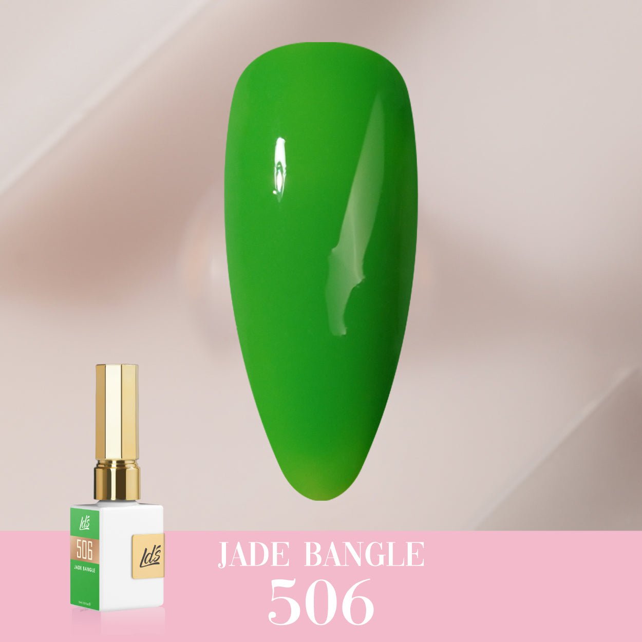 LDS Color Craze Gel Nail Polish - 506 Jade Bangle - 0.5oz - DTK Nail Supply