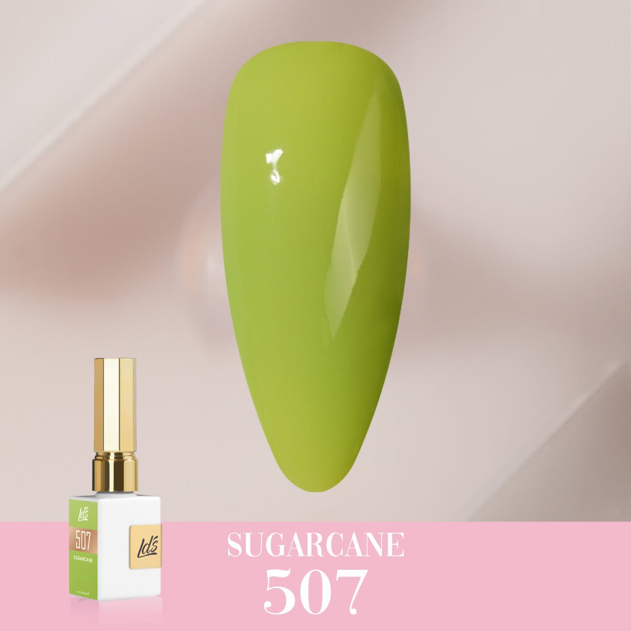 LDS Color Craze Gel Nail Polish - 507 Sugarcane - 0.5oz - DTK Nail Supply