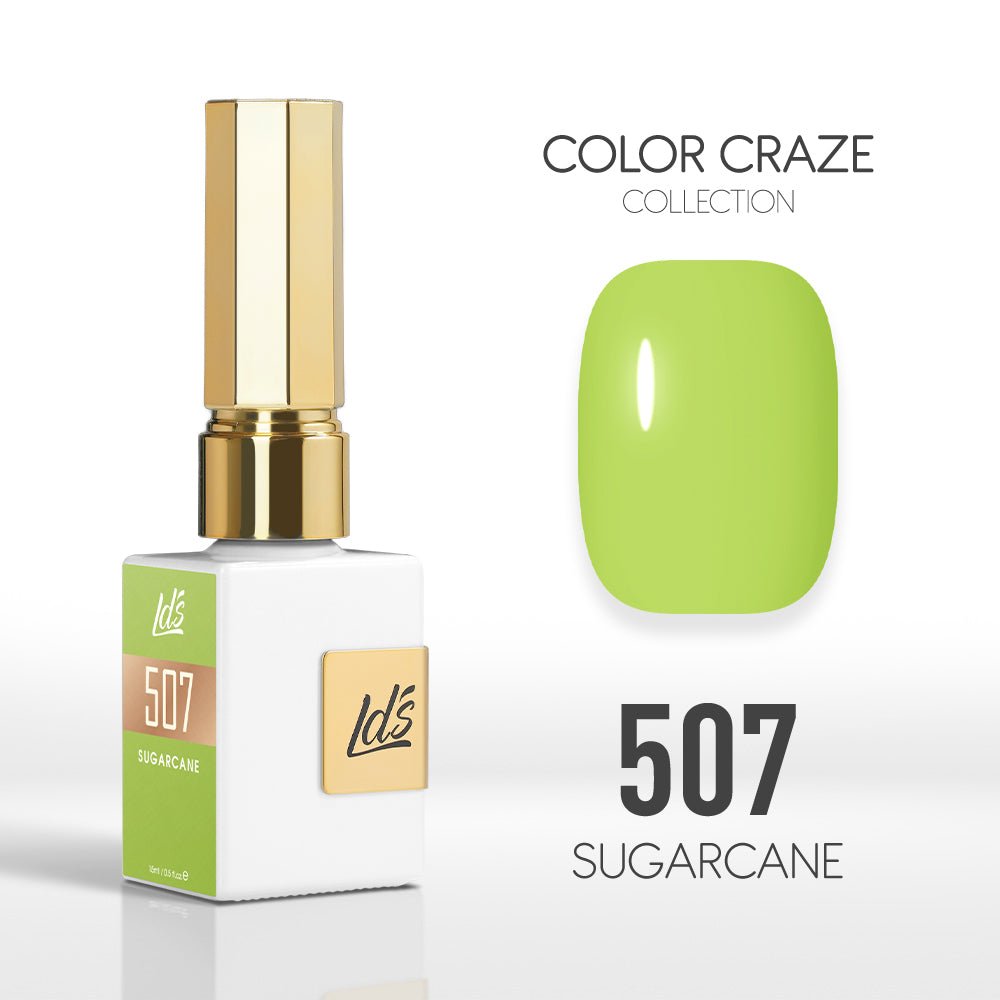 LDS Color Craze Gel Nail Polish - 507 Sugarcane - 0.5oz - DTK Nail Supply