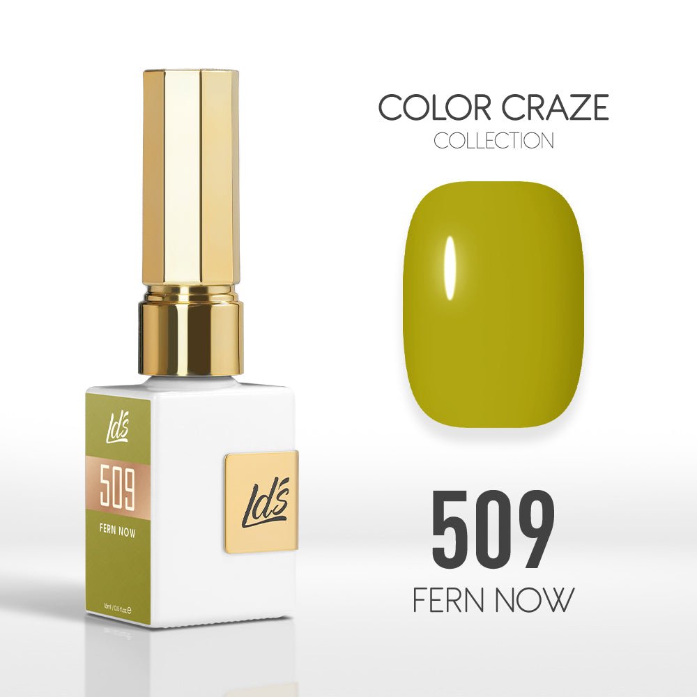 LDS Color Craze Gel Nail Polish - 509 Fern Now - 0.5oz - DTK Nail Supply