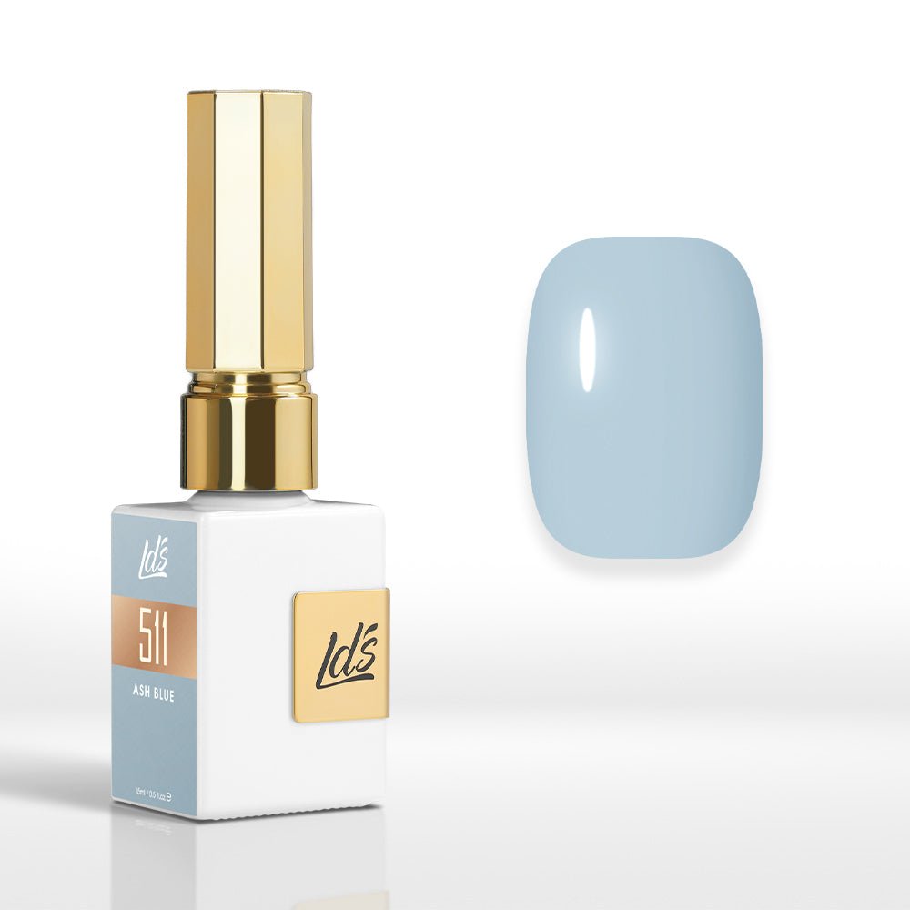 LDS Color Craze Gel Nail Polish - 511 Ash Blue - 0.5oz - DTK Nail Supply