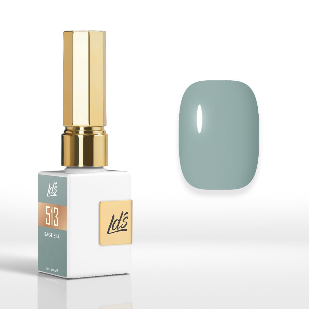 LDS Color Craze Gel Nail Polish - 513 Sage Silk - 0.5oz - DTK Nail Supply