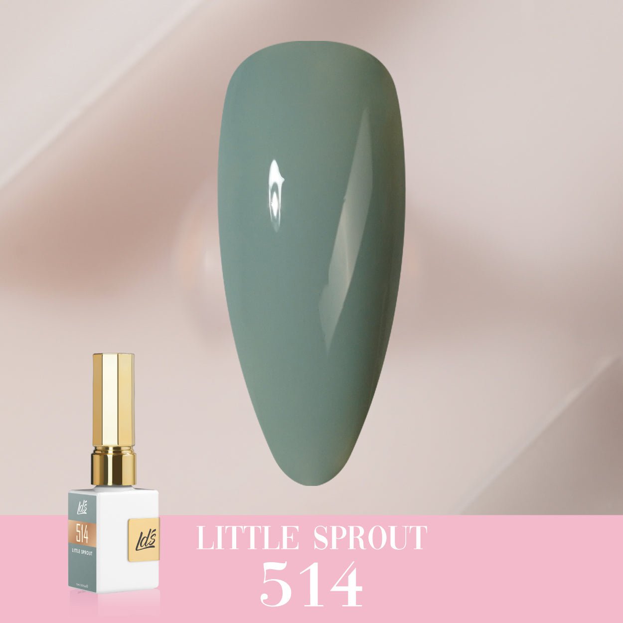 LDS Color Craze Gel Nail Polish - 514 Little Sprout - 0.5oz - DTK Nail Supply