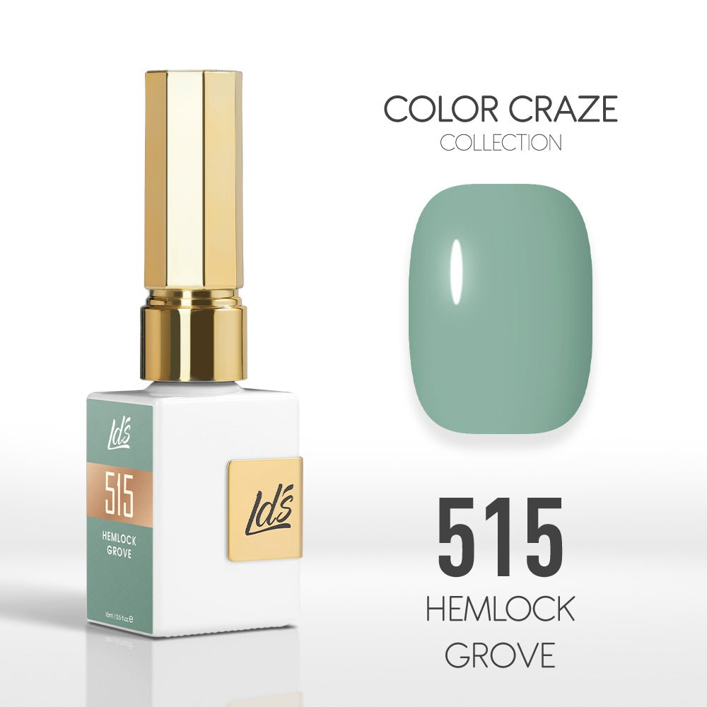 LDS Color Craze Gel Nail Polish - 515 Hemlock Grove - 0.5oz - DTK Nail Supply