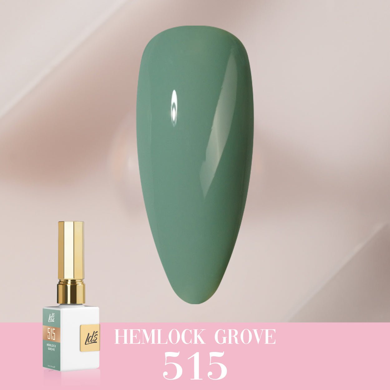 LDS Color Craze Gel Nail Polish - 515 Hemlock Grove - 0.5oz - DTK Nail Supply