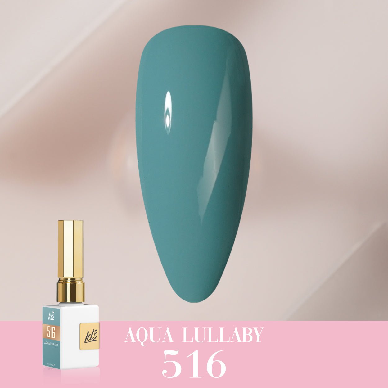 LDS Color Craze Gel Nail Polish - 516 Aqua Lullaby - 0.5oz - DTK Nail Supply